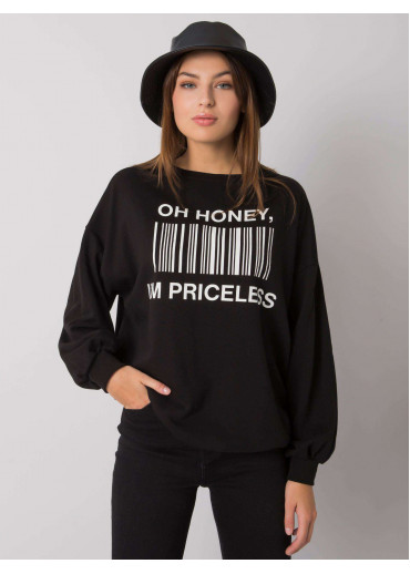 Čierne tričko s dlhým rukávom