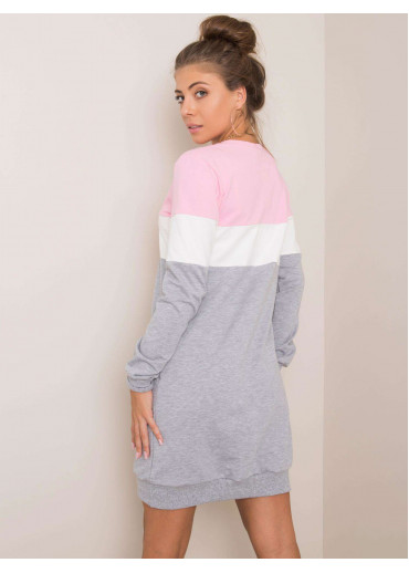 Ružové mikinové šaty