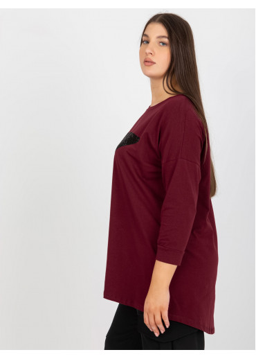 Fialové tričko Italy