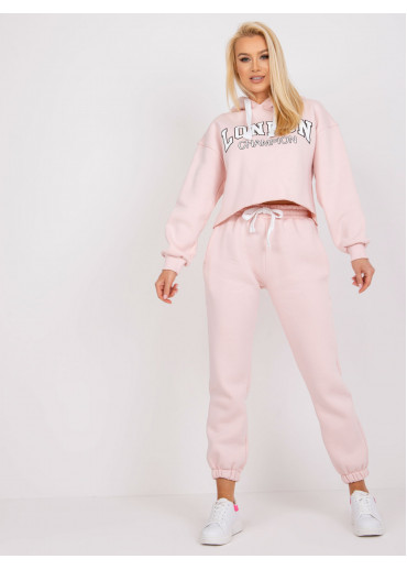 Púdrovo ružová tepláková súprava