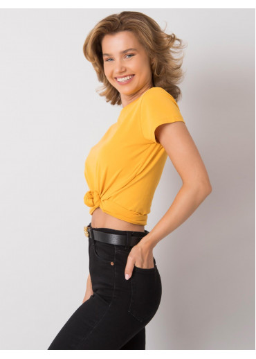 Žlté basic tričko