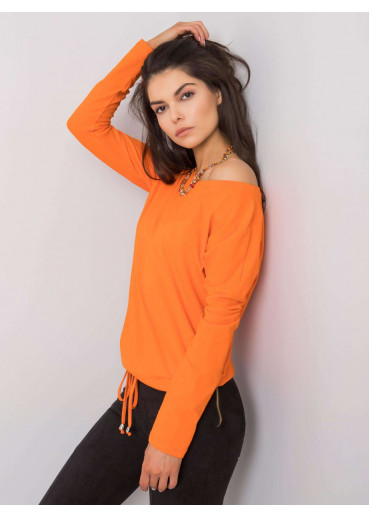 Oranžové tričko s dlhým rukávom