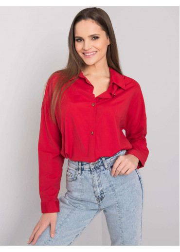 Bordovo červená košeľa