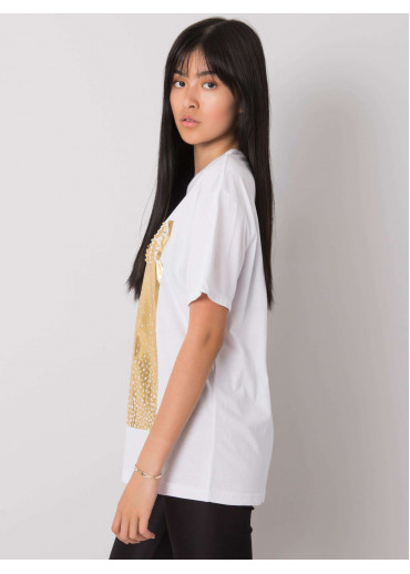 Biele bavlnené tričko