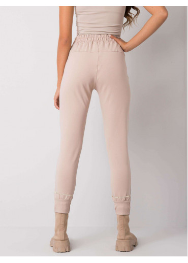 Béžovo hnedé tepláky