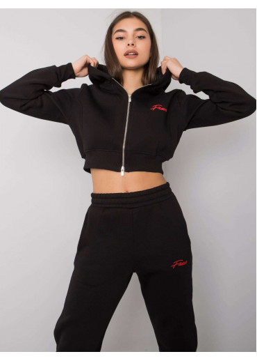 Čierna tepláková súprava