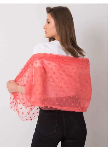 Koralovo ružová šatka