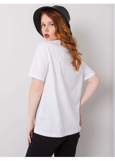 Biele bavlnené tričko