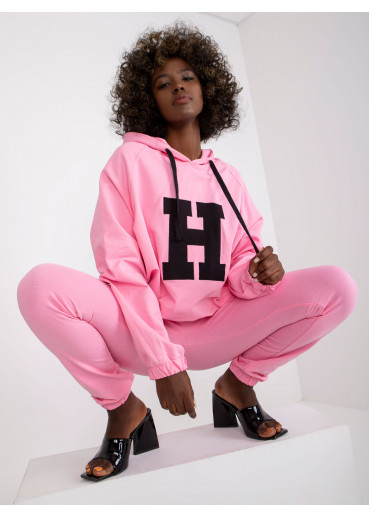 Púdrovo ružová tepláková súprava