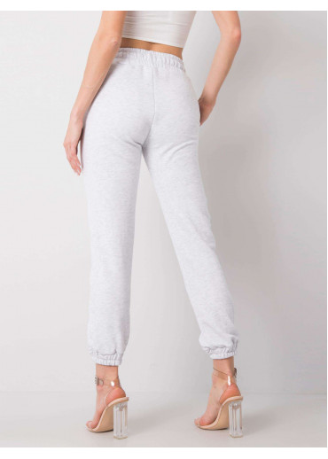 Svetlosivé basic tepláky