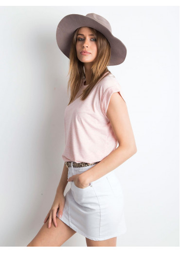 Ružové basic tričko