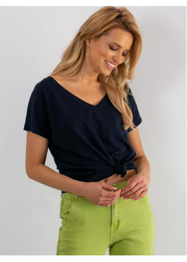 Modré basic tričko