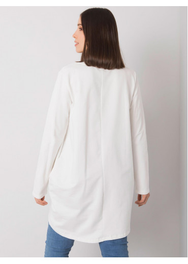 Smotanovo biela tunika s potlačou