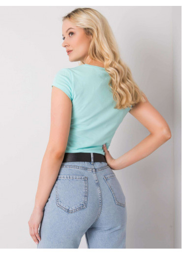 Svetlomodré bavlnené tričko