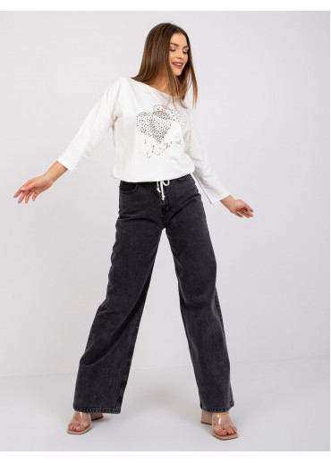 Smotanovo biele tričko s potlačou