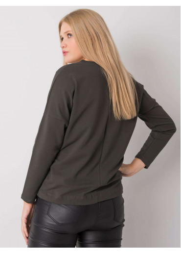 Khaki zelené one size tričko