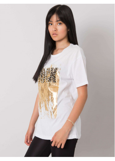 Biele bavlnené tričko