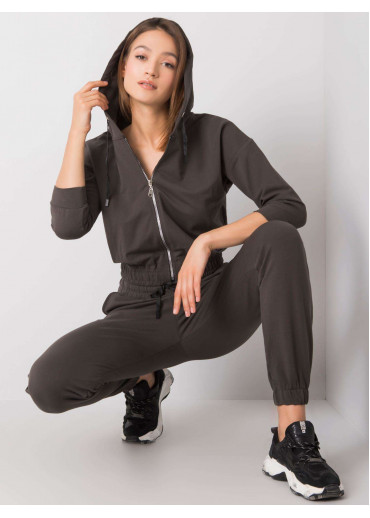 Khaki zelená tepláková súprava