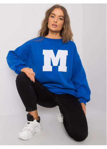 Svetlomodrá mikina s nášivkou