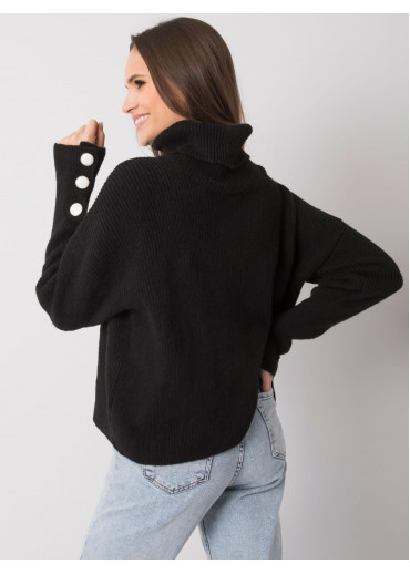 Čierny dámsky sveter