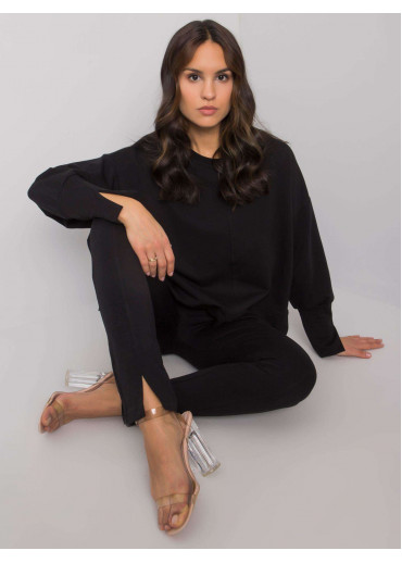 Čierna tepláková súprava