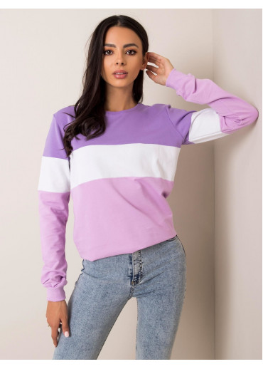 Fialová basic mikina