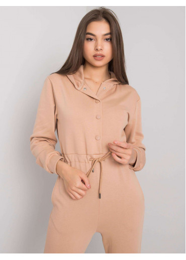 Hnedý teplákový overal