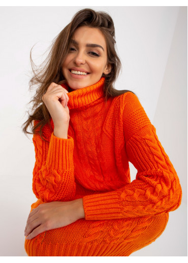 Oranžový dlhý rolák