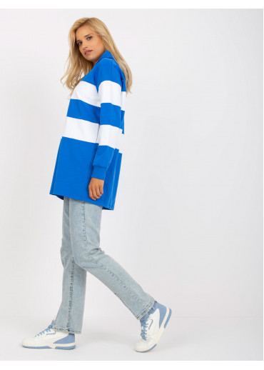 Svetlomodrá mikina s kapucňou