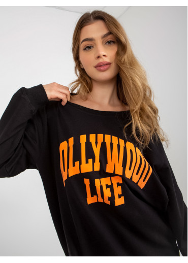 Čierna mikina Hollywood