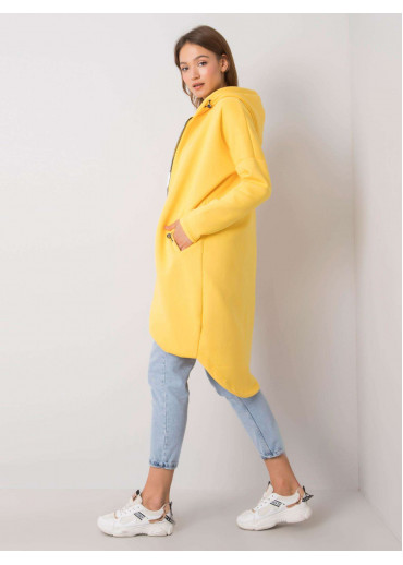 Žltá predĺžená mikina