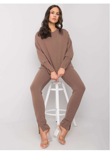 Hnedá tepláková súprava