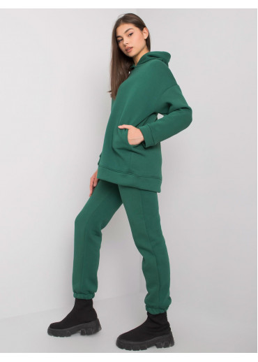 Tmavozelená tepláková súprava