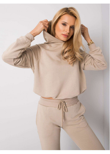 Béžovo hnedá tepláková súprava