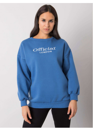 Svetlomodrá basic mikina