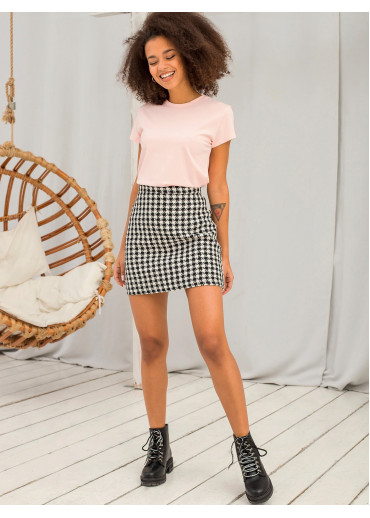 Púdrovo ružové basic tričko