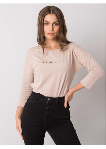 Béžovo hnedé tričko