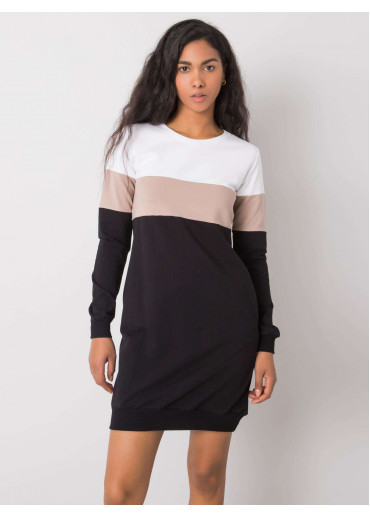 Čierne mikinové šaty