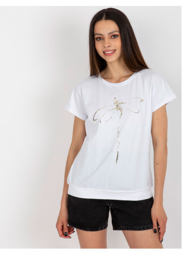 Biele tričko vážka