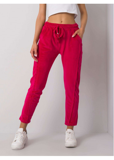 Fuchsiovo ružové tepláky