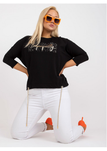 Čierne tričko s potlačou