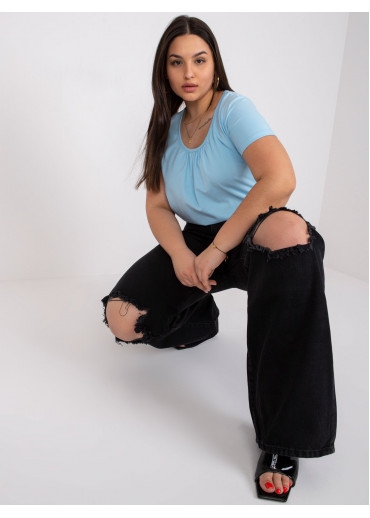 Svetlomodré tričko