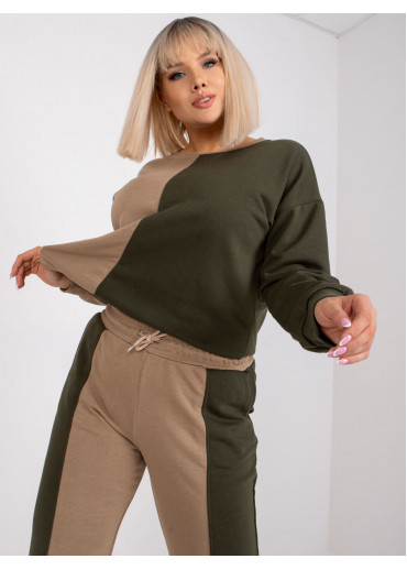 Khaki zelená tepláková súprava