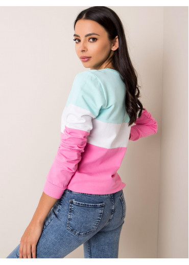 Svetlozelená basic mikina