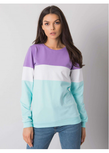 Fialová basic mikina