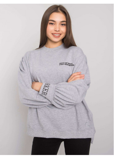 Sivé bavlnené tričko