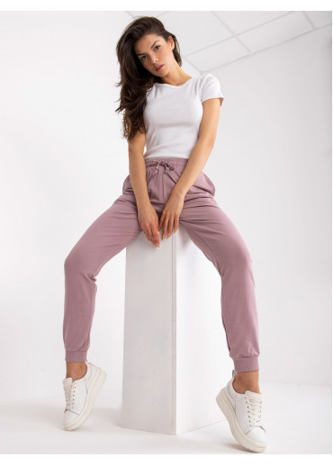 Tmavopúdrovo ružové tepláky