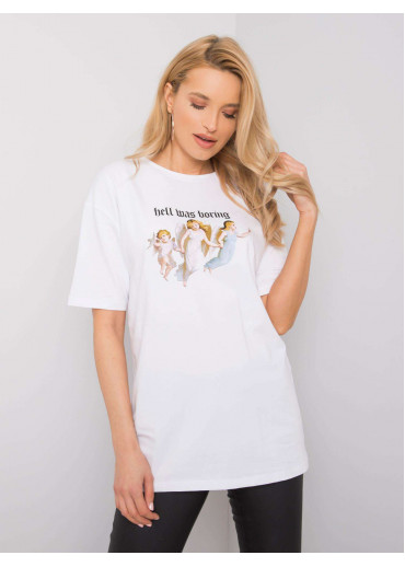 Biele bavlnené tričko