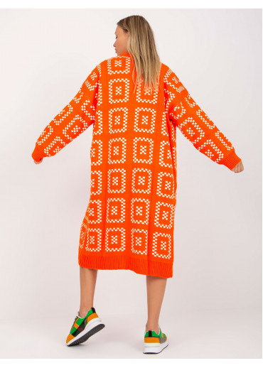 Oranžový kardigán