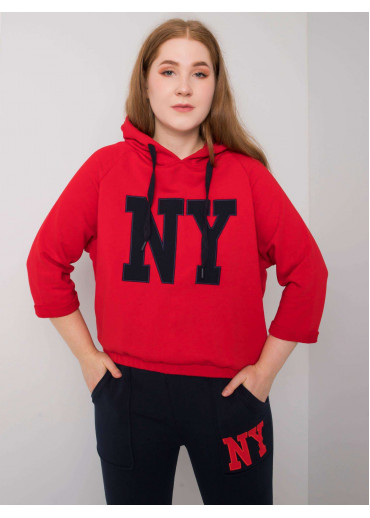 Červená tepláková súprava